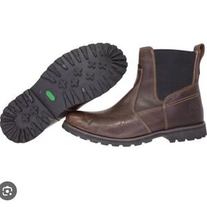 Timberland Men's Earthkeepers Stormbucks Chelsea Boot Dark Brown| 8.5